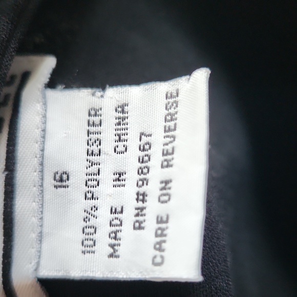 Robbie Bee, Excellent condition, Women's Dress, Black, ruffled, Size 16 - Picture 11 of 11